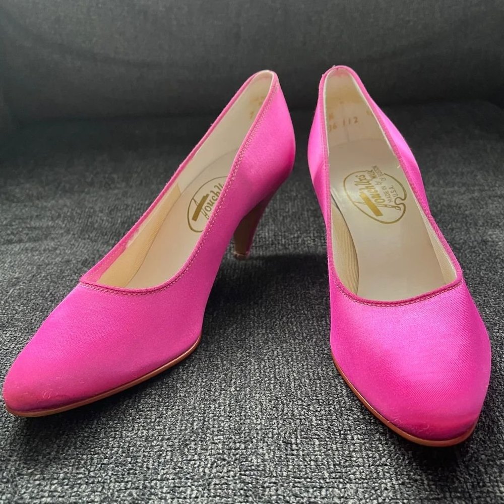 VTG Touch Ups by Walk of Boston in Hot Pink size 7M made in the USA
